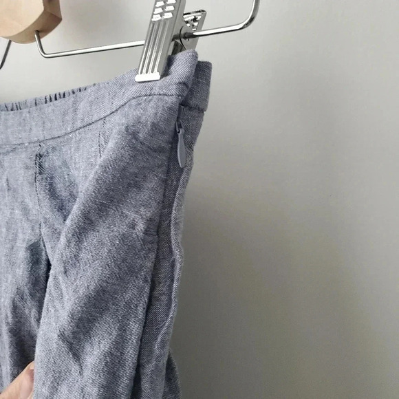 Uniqlo linen  cotton high waist midi skirt - Picture 5 of 8